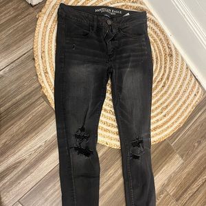 American Eagle Sz 6 Black Jeans